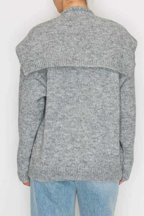 Brenda Scarf Detail Pullover Sweater