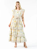 Fresh Bloom Tiered Maxi