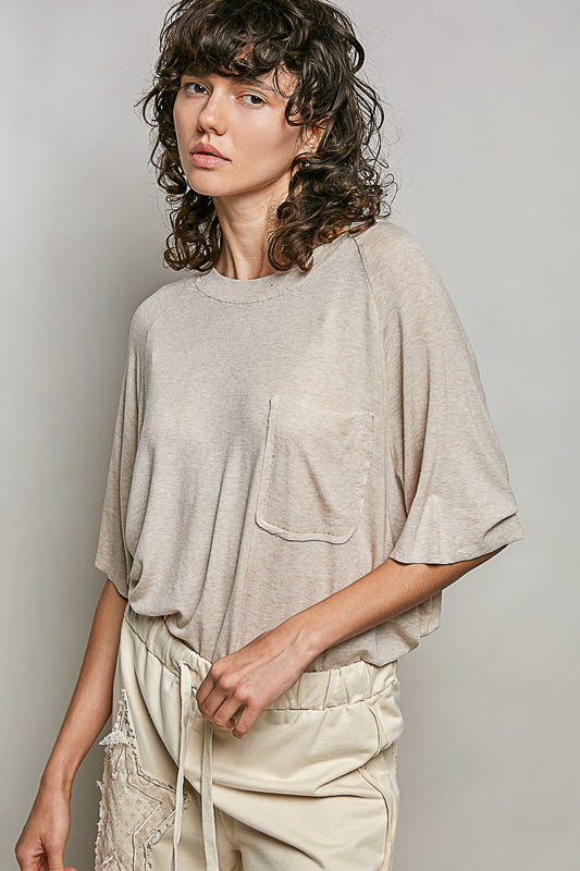 Melissa Stone-Washed Jersey Tee