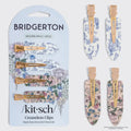 Bridgerton x Kitsch Creaseless Clips in Toile Bloom