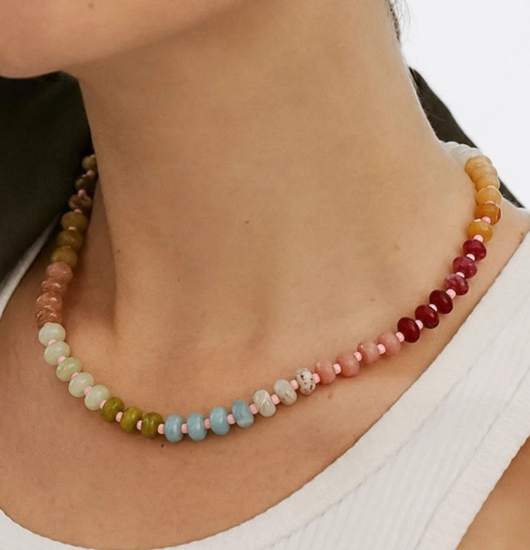 Kristina Multicolor Beaded Necklace