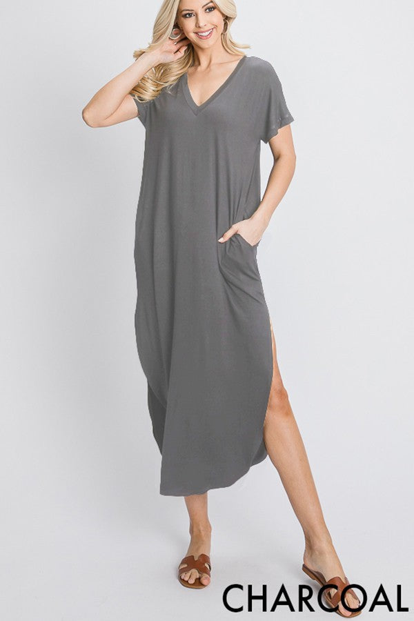 No Frills Maxi Dress Available Curvy