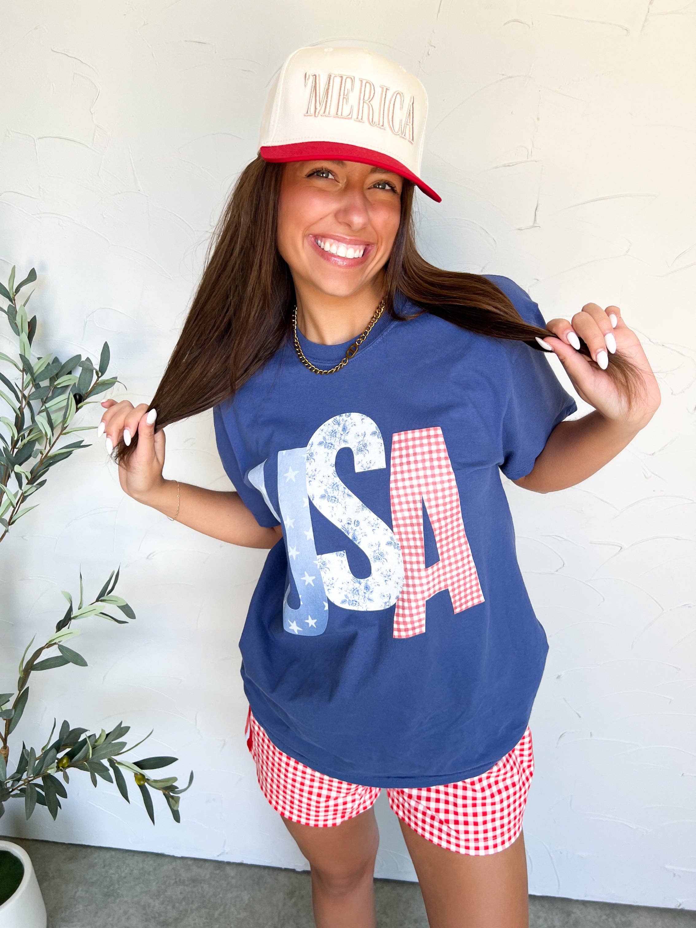 Americana Patchwork Tee