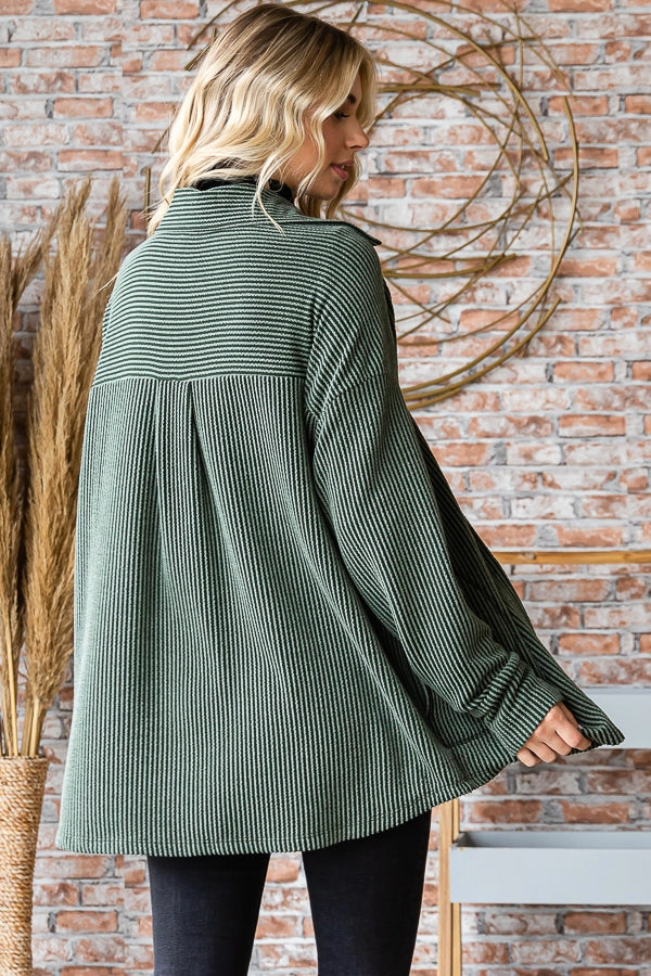 Rowan Ribbed Shacket