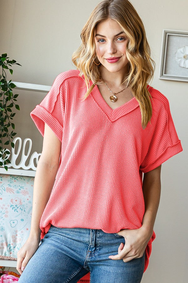 Everyday Ease Ribbed Top