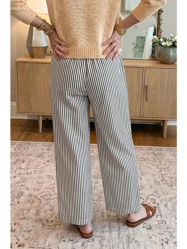 Hadley Striped Wide Leg Pants