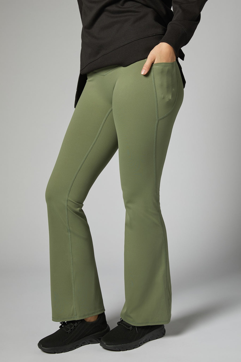 Cathi Tummy Control Flare Leggings Available Curvy
