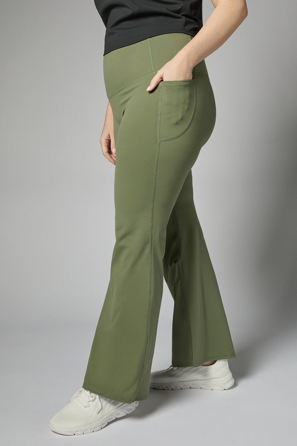 Cathi Tummy Control Flare Leggings Available Curvy