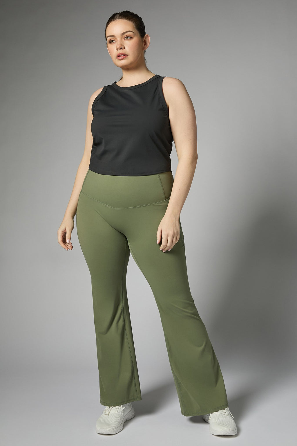 Cathi Tummy Control Flare Leggings Available Curvy