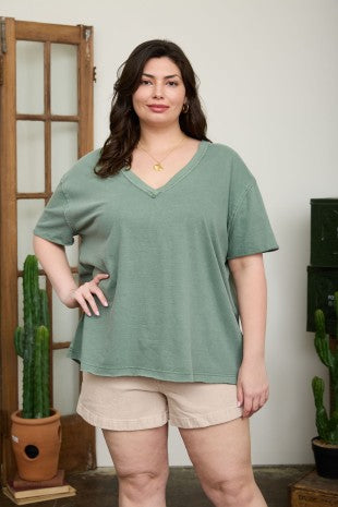 Weekend Wander Washed Knit Top