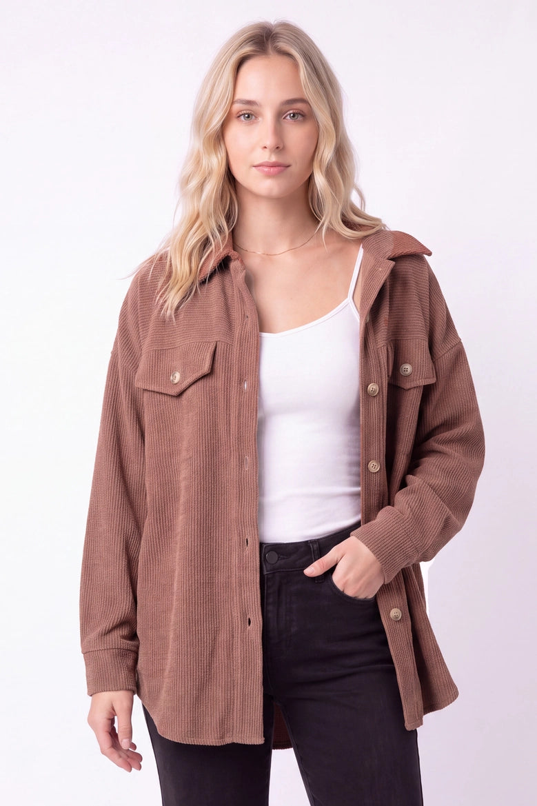 Kendall Ribbed Shacket