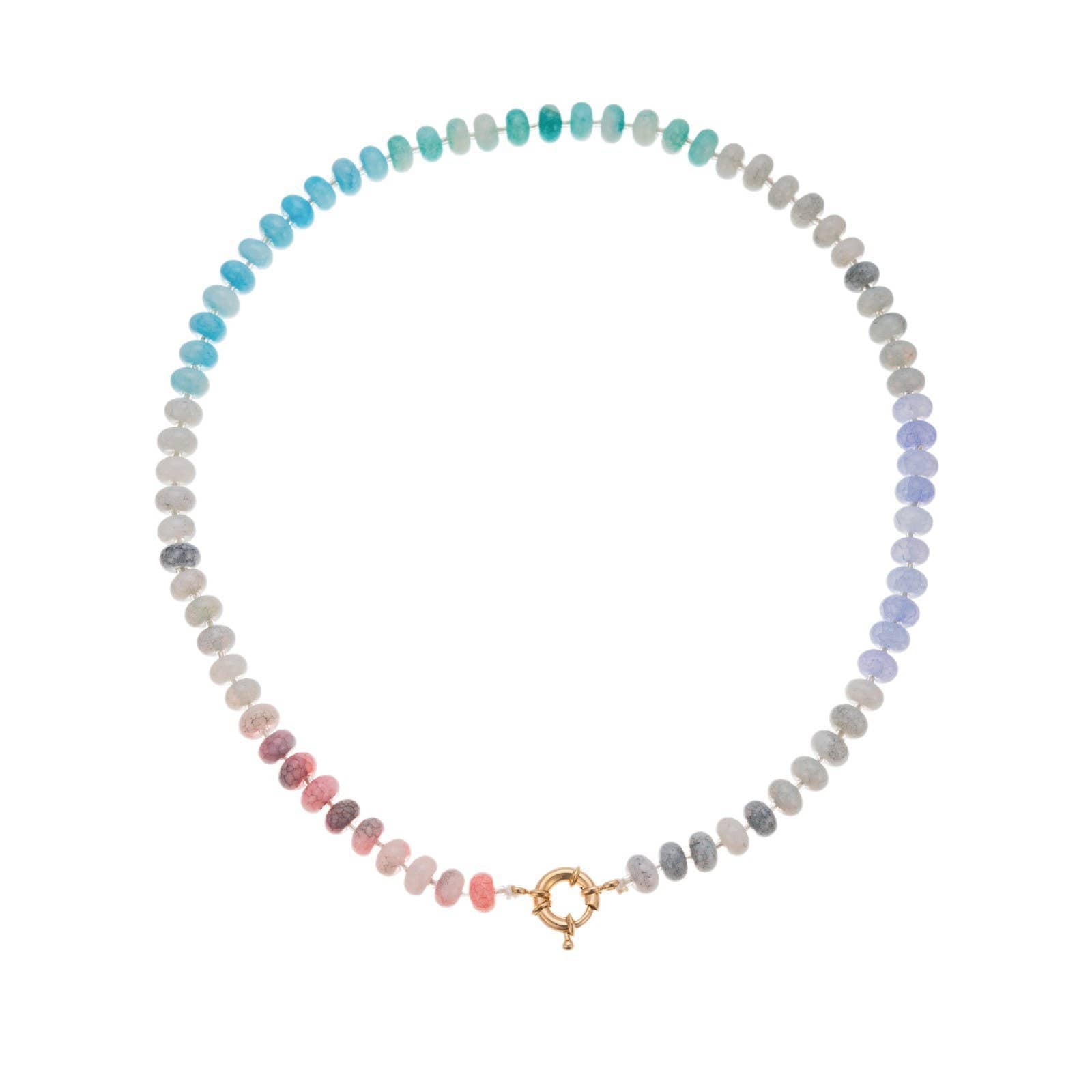 Natural Stone Confetti Necklace