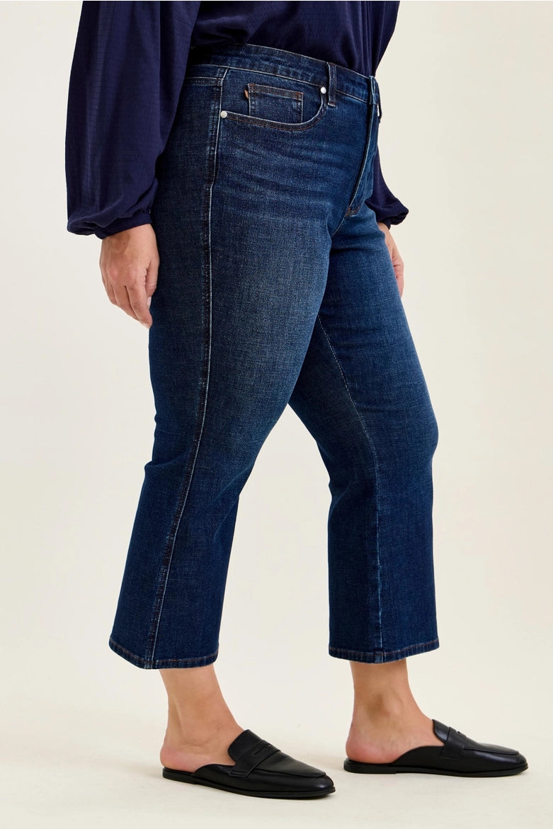 High Rise Tummy Control Kick Flare Jeans