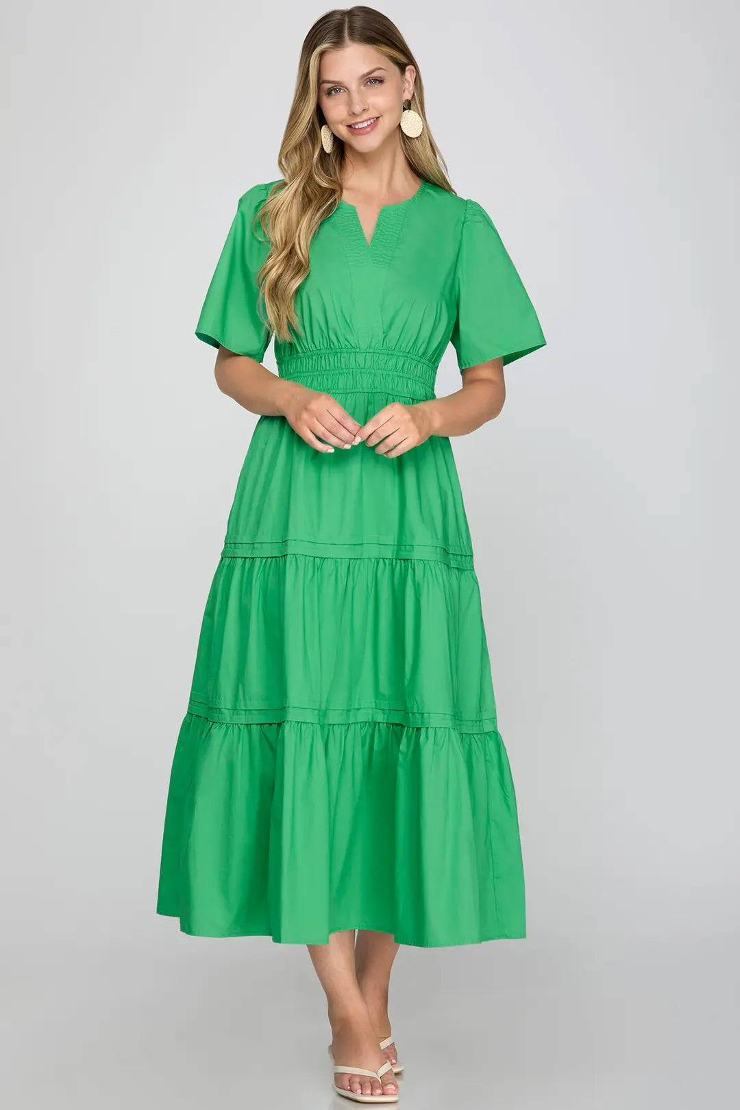 Harbor Grace Midi Dress Available Curvy