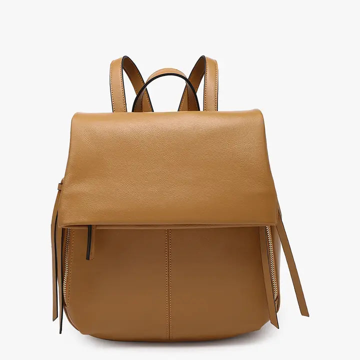 Melissa Foldover Vegan Leather Backpack