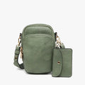 Robin Three-Compartment Crossbody Bag
