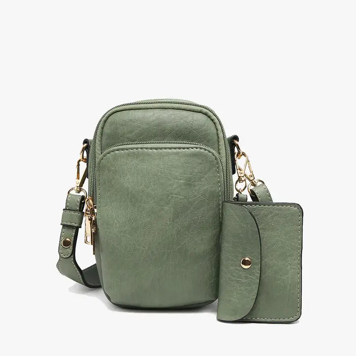 Robin Three-Compartment Crossbody Bag