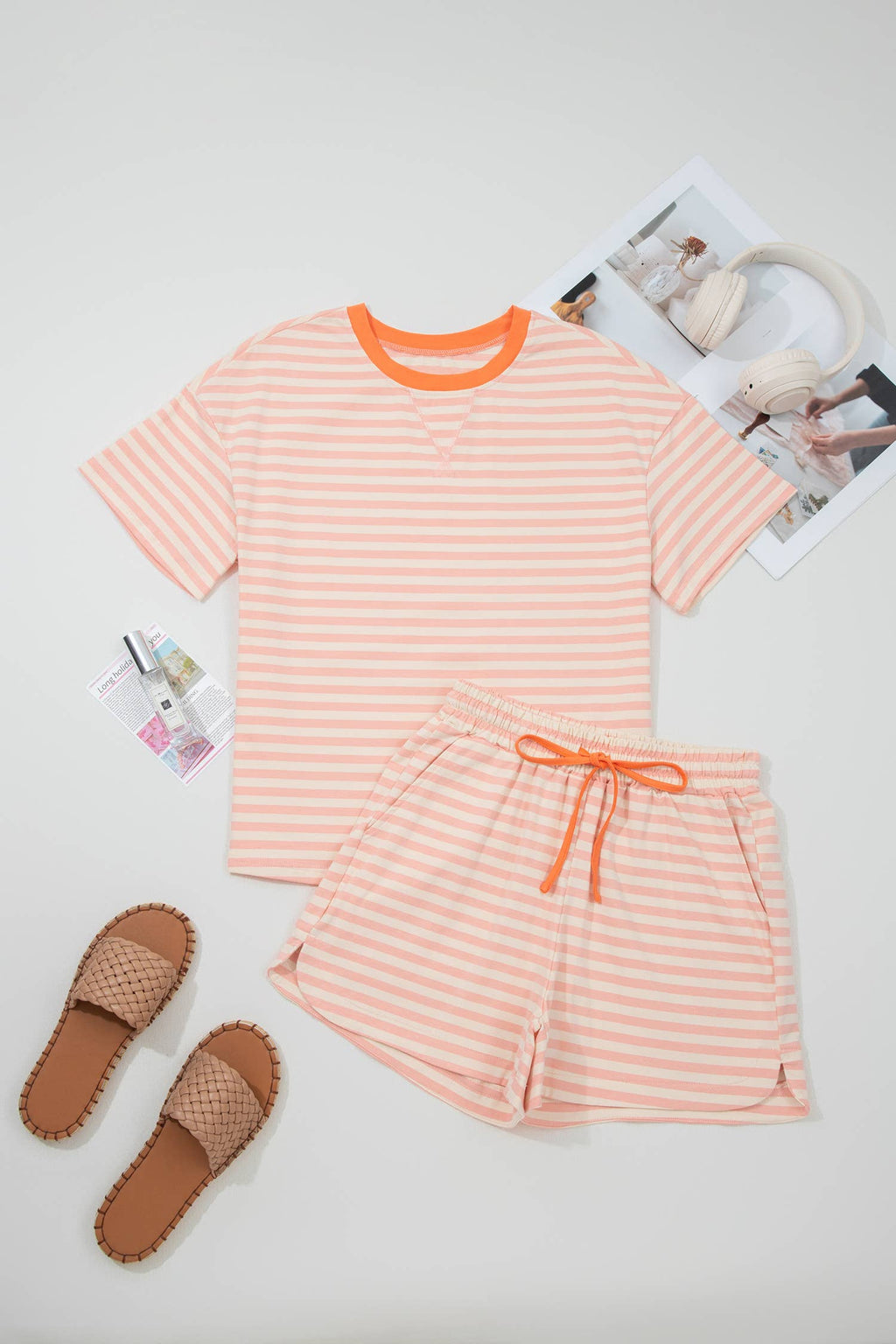 Peachy Keen Lounge Set Curvy