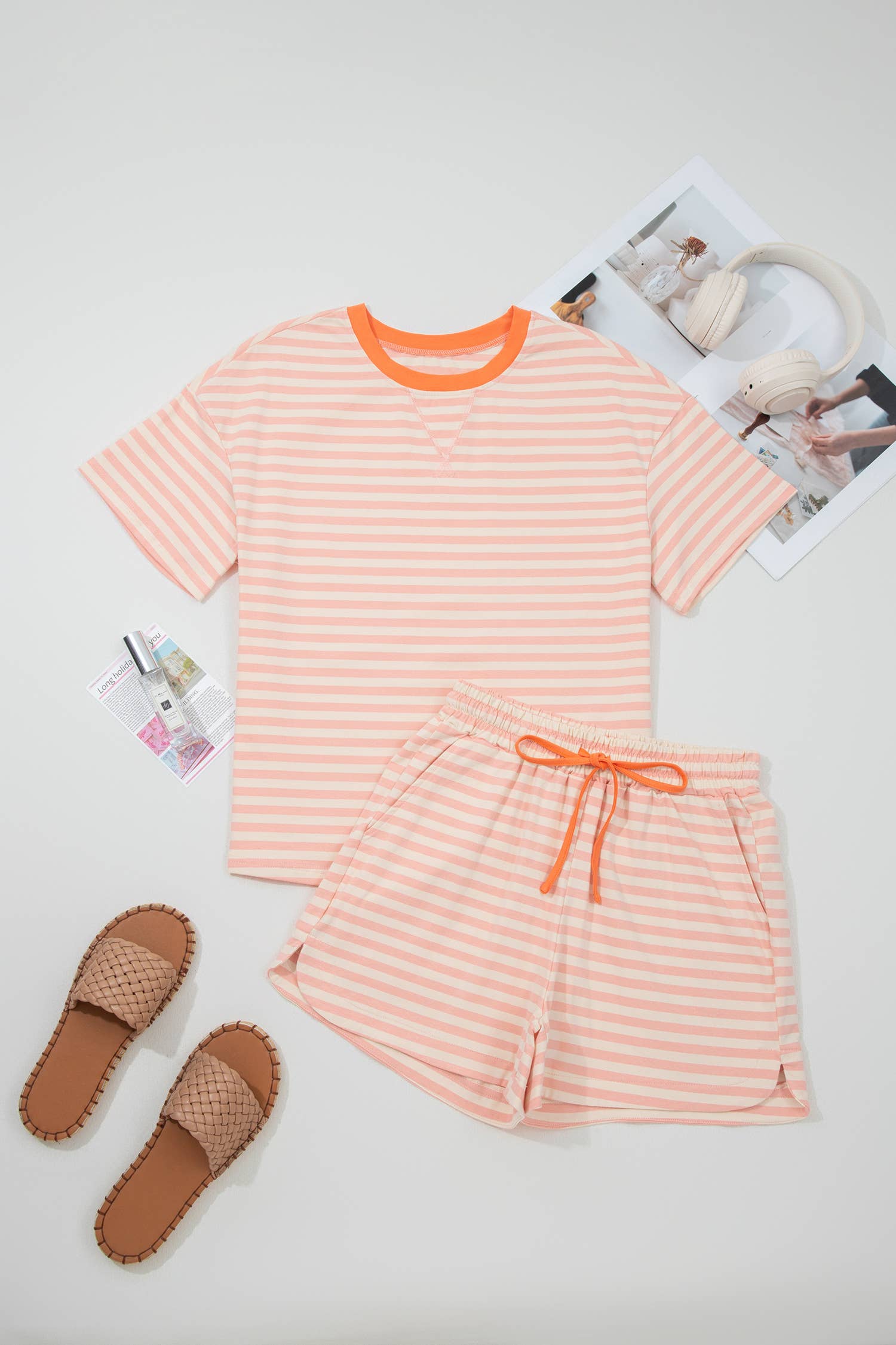 Peachy Keen Lounge Set Curvy