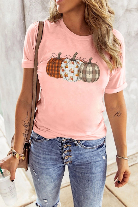 Piper Patchwork Pumpkin Tee