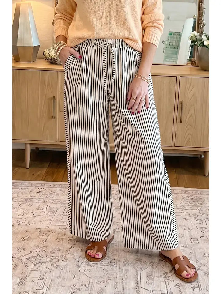 Hadley Striped Wide Leg Pants