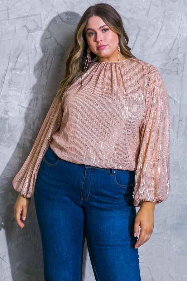 Sabrina Sequin Blouse