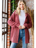 Brielle Ribbed Shacket Curvy