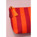 Connie Striped Tassel Cosmetic Bag