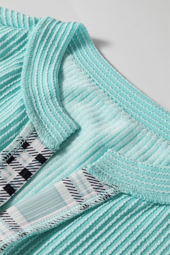Callie Corded Colorblock Top