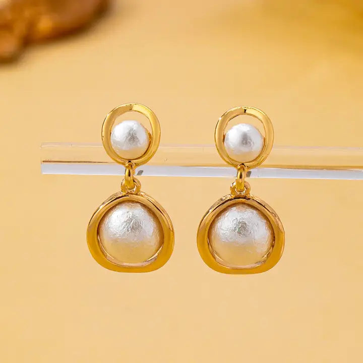 Camille Freshwater Pearl Drop Earrings