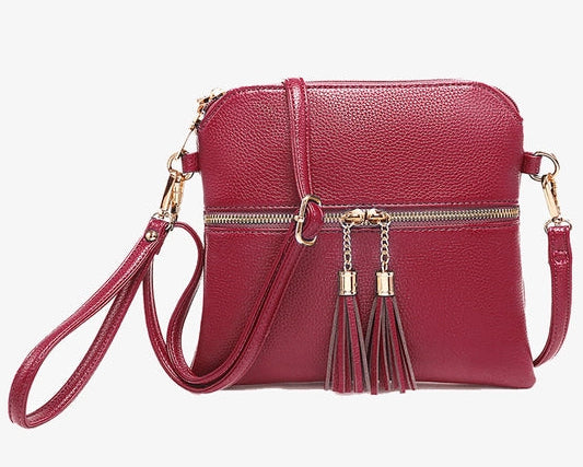 Tammy Double Zip Crossbody Wristlet