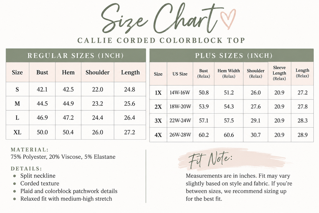 Callie Corded Colorblock Top