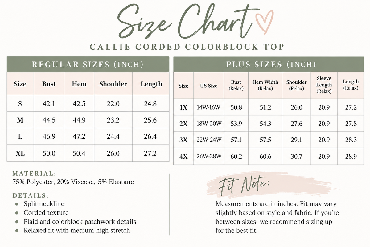 Callie Corded Colorblock Top