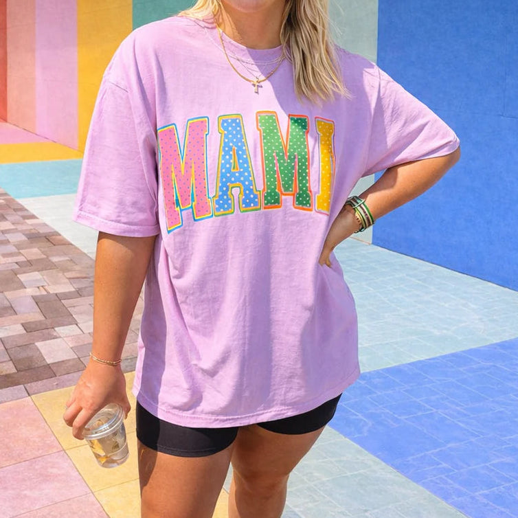 Color Me Mama Lavender Tee