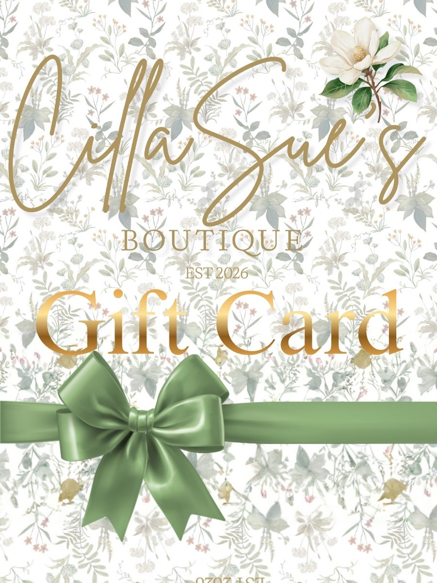 Cilla Sue's Gift Cards