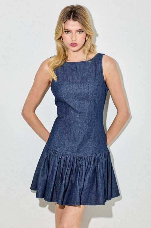 Midnight Muse Denim Dress