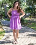 Halter Neck Open Back Mini Dress