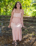 Blush Bodice Midi Dress
