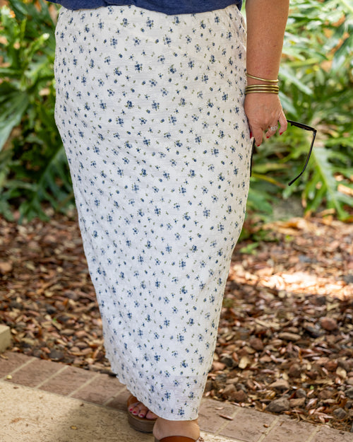 Bluebell Cottage Maxi Skirt Curvy