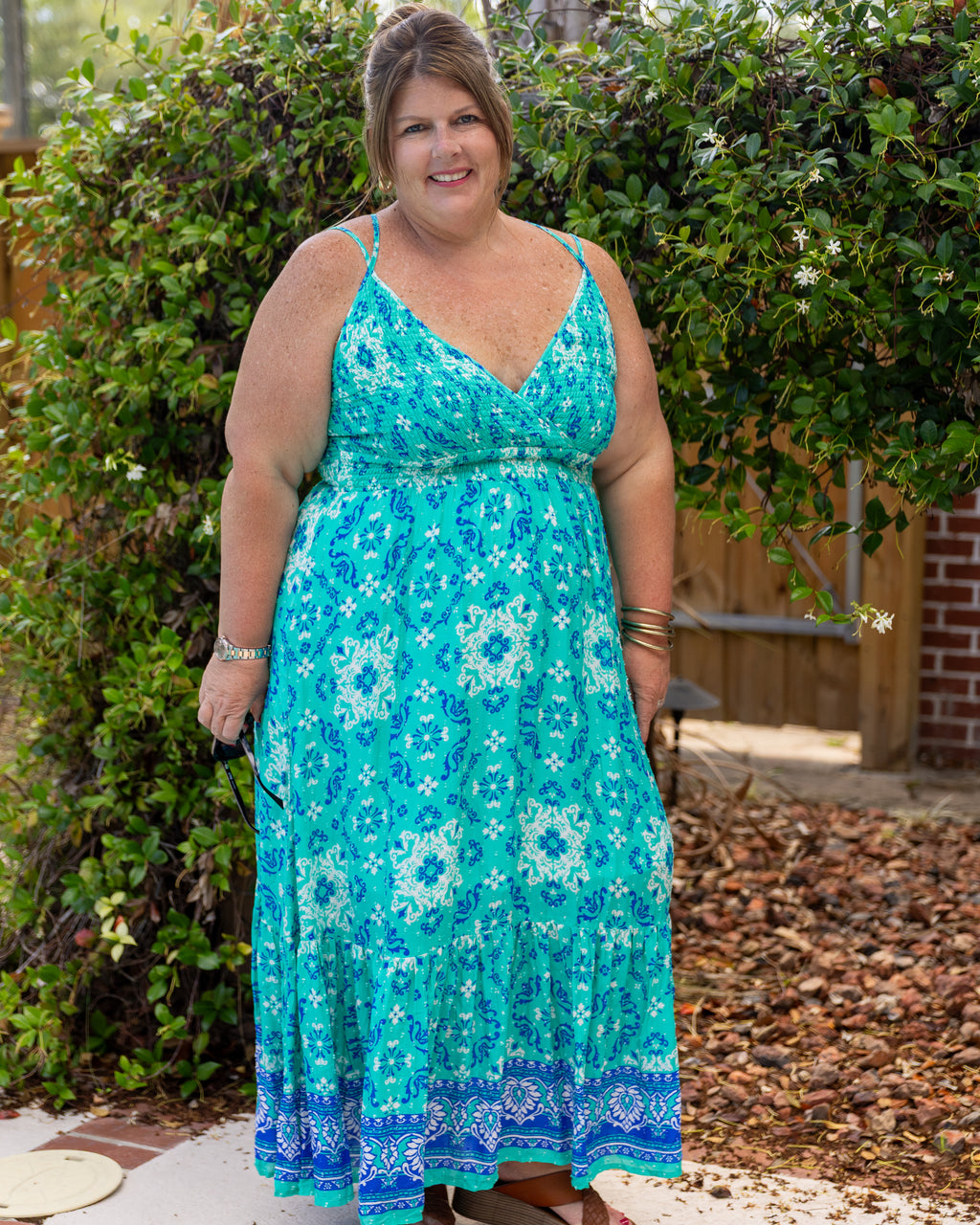 Coastal Breeze Midi Dress Curvy