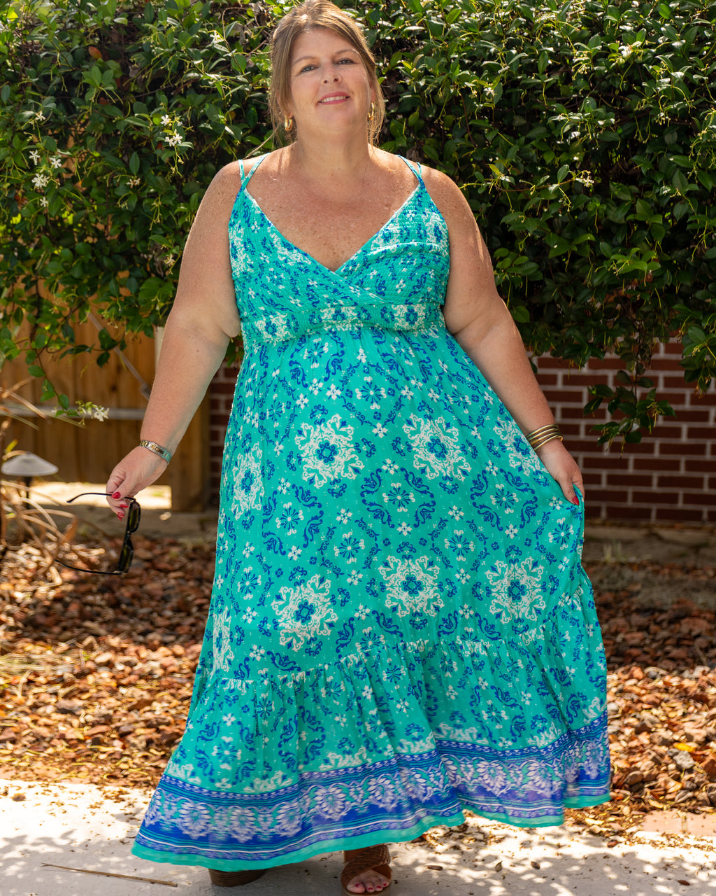 Coastal Breeze Midi Dress Curvy