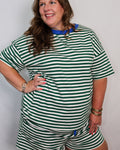 Harbor Stripe Lounge Set Available Curvy