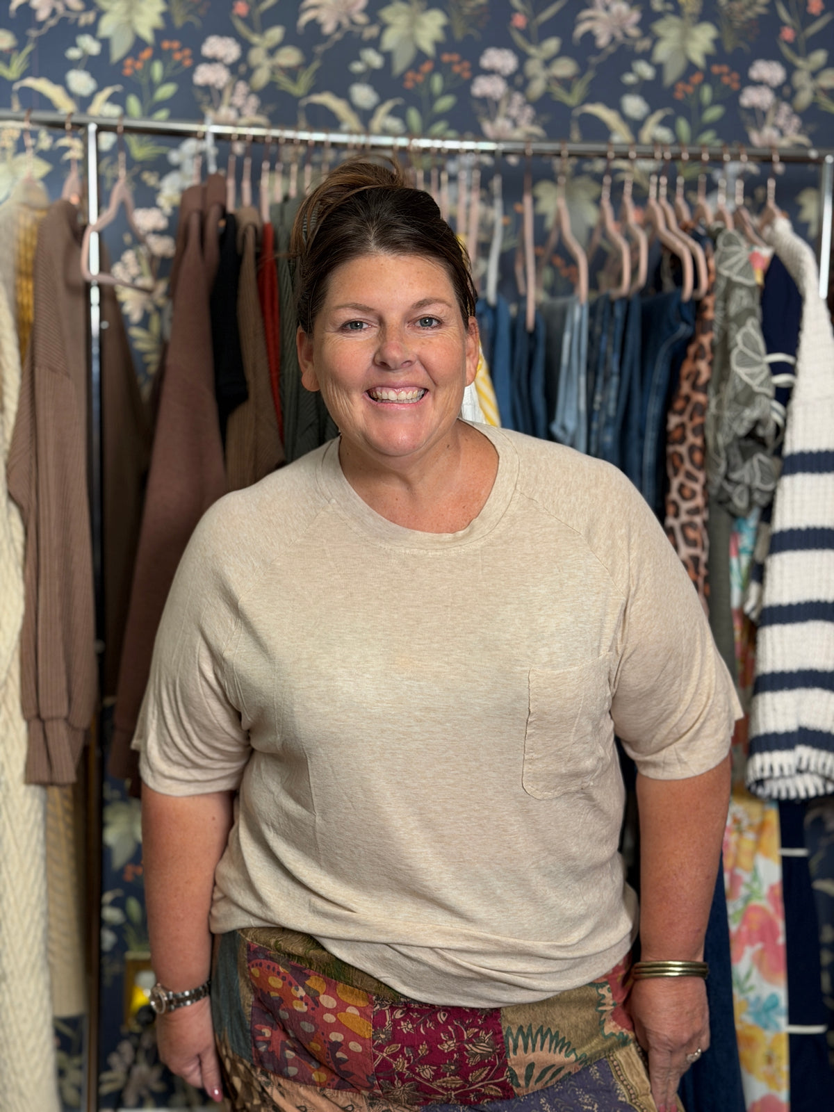 Melissa Stone-Washed Jersey Tee