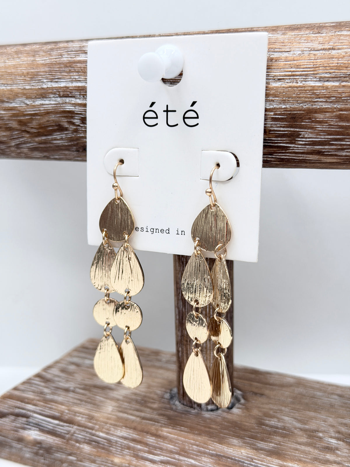 Cascading Teardrop Earrings