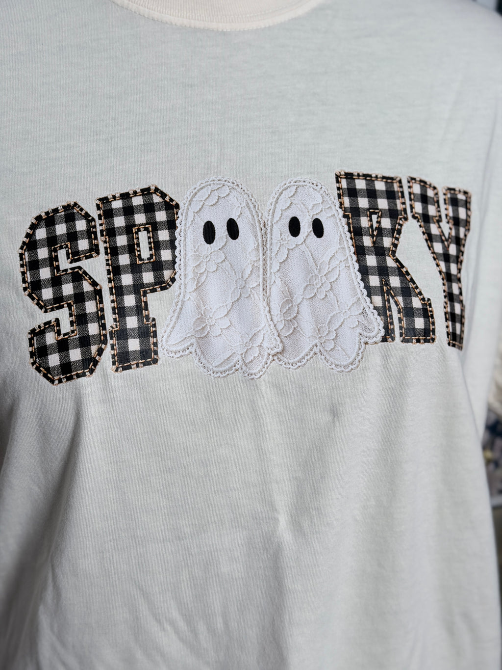 Heidi Spooky Ghost Comfort Colors Tee
