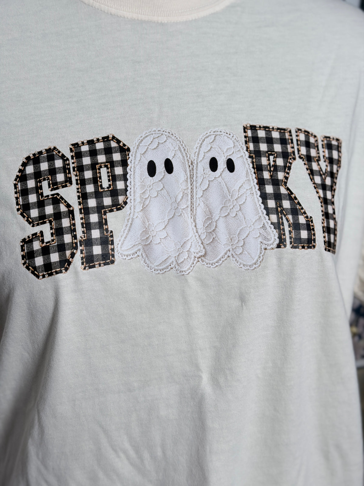 Heidi Spooky Ghost Comfort Colors Tee