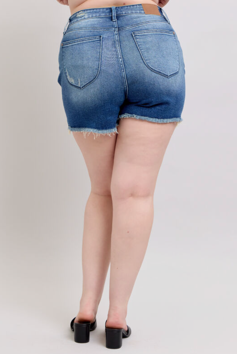 Judy Blue V-Front Shorts