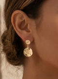 Golden Tide Coin Earrings