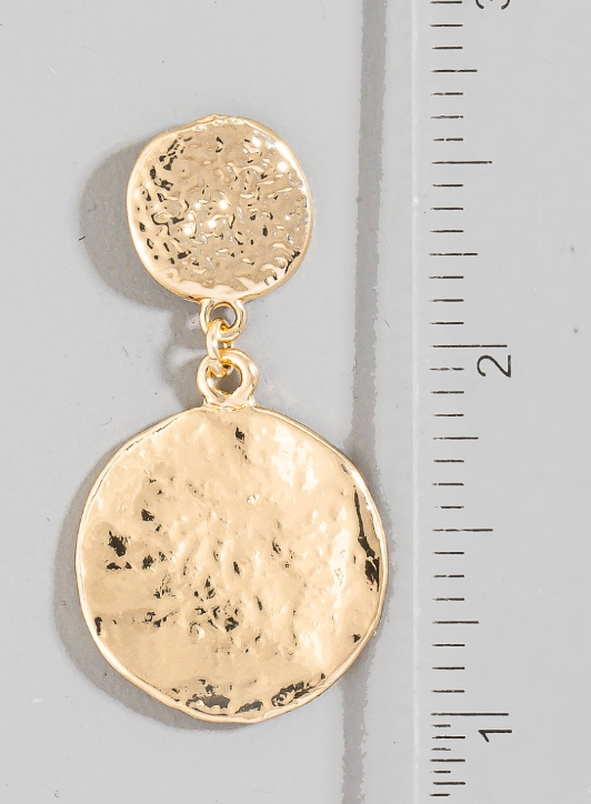 Golden Tide Coin Earrings