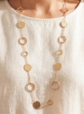 Golden Harmony Station Necklace